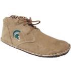 Men's Michigan State Spartans 2-eye Chukka Boots, Size: 10, Beig/green (beig/khaki)