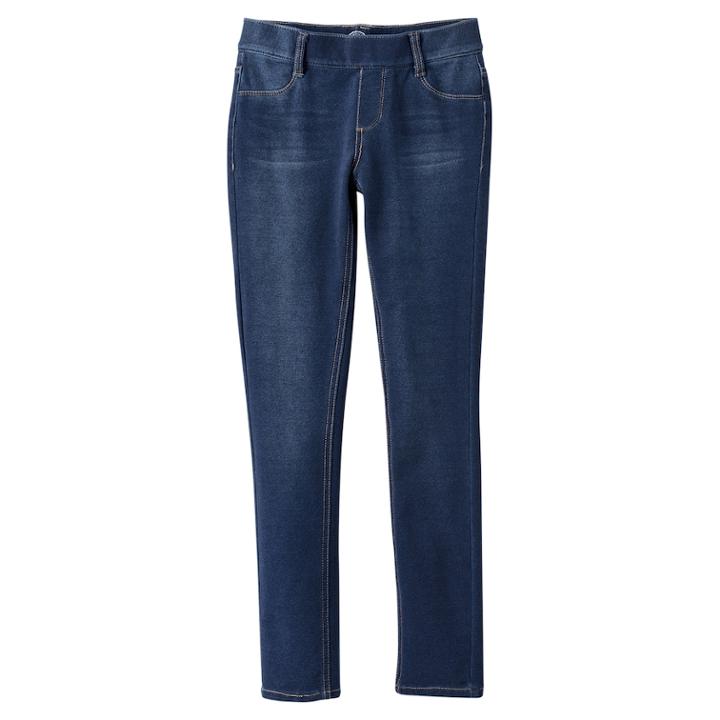Girls 7-16 & Plus Size So&reg; Pull-on Knit Jeggings, Size: 12, Dark Blue