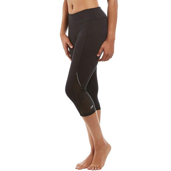 Women's Marika Ava Focus Yoga Capris, Size: Medium, Black