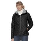 Women's Columbia Copper Crest Hooded Quilted Jacket, Size: Large, Grey (charcoal)