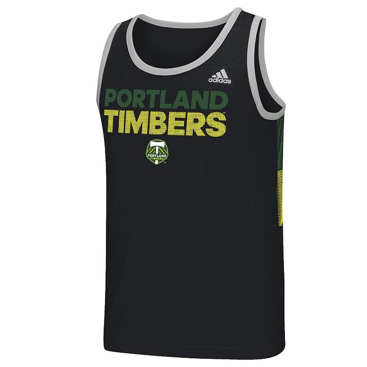 Men's Adidas Portland Timbers Fan Wear Clmalite Tank Top, Size: Xxl, Black