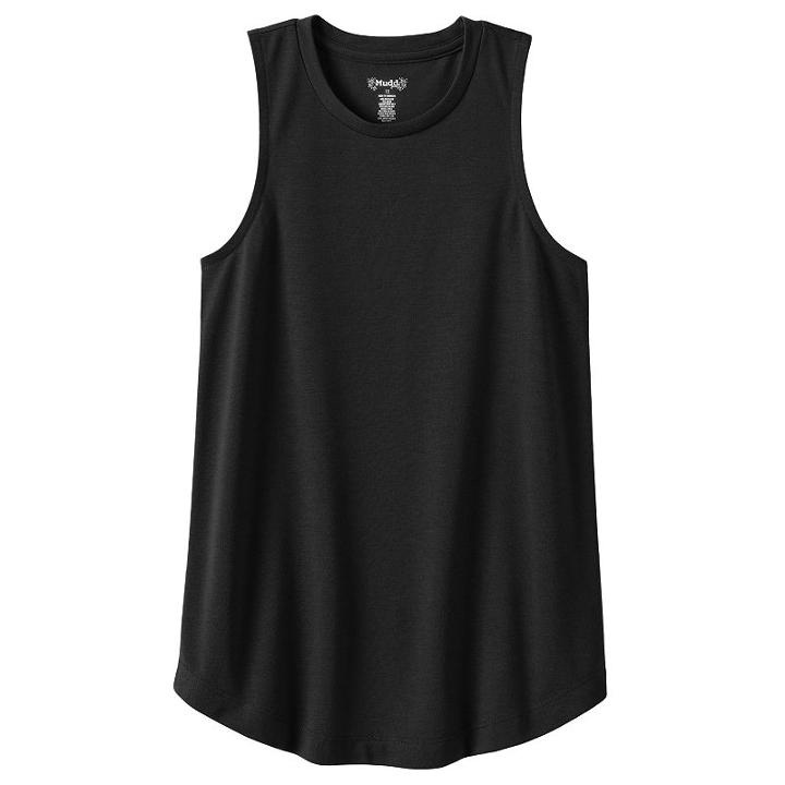 Girls 7-16 & Plus Size Mudd&reg; Patterned Graphic Tank Top, Girl's, Size: 10, Oxford