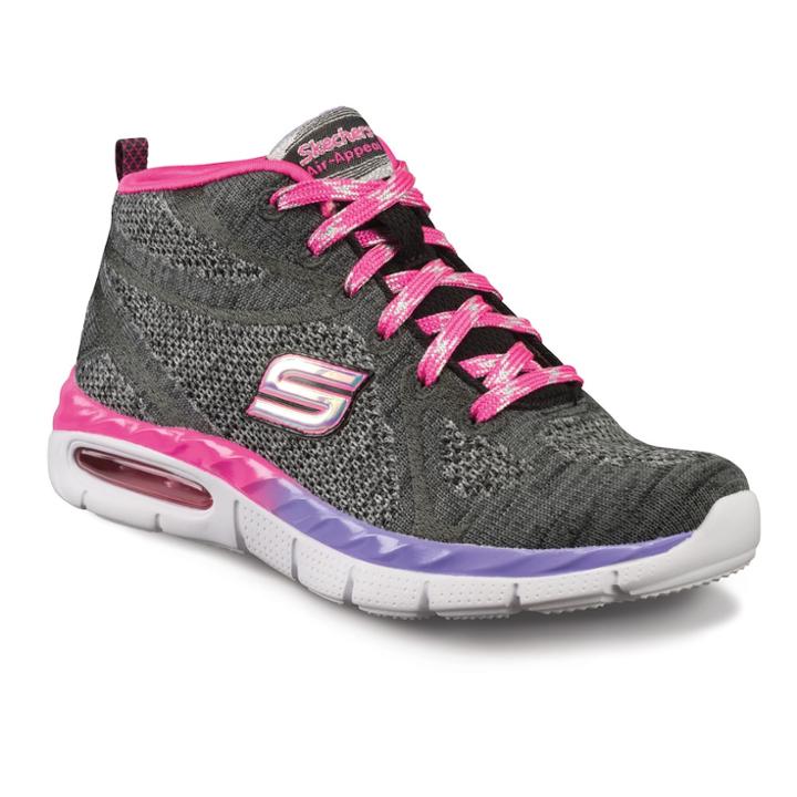 Skechers Air Appeal Breezin By Girls' Sneakers, Size: 3, Orange Oth