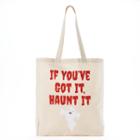 Tri-coastal Design If You've Got It, Haunt It Canvas Tote, Women's, Lt Beige