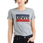 Women's Levi's&reg; Perfect Graphic Tee, Size: Xl, Grey
