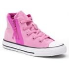 Girls' Converse Chuck Taylor All Star Sport Zip High-top Sneakers, Size: 4, Brt Purple