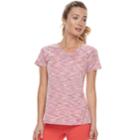 Women's Tek Gear&reg; Space Dye Base Layer Tee, Size: Small, Med Pink
