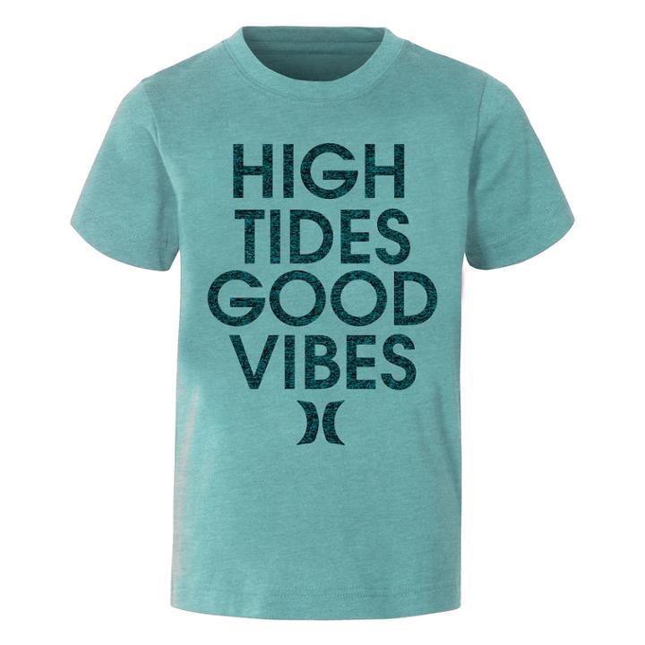 Boys 4-7 Hurley High Tides Good Vibes Graphic Tee, Size: 4, Turquoise/blue (turq/aqua)