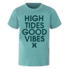 Boys 4-7 Hurley High Tides Good Vibes Graphic Tee, Size: 4, Turquoise/blue (turq/aqua)