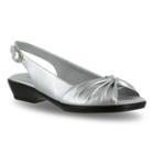 Easy Street Fantasia Women's Dress Sandals, Size: 10 Ww, Silver