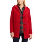 Women's Chaps Rib-knit Toggle Cardigan, Size: Small, Red
