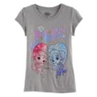 Girls 7-16 Shimmer & Shine It's Magic! Graphic Tee, Size: Xl, Dark Grey