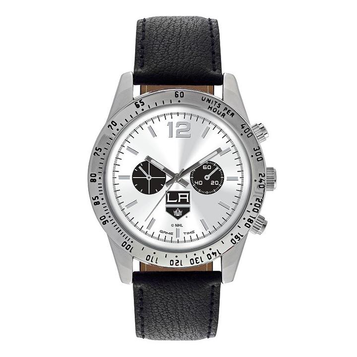 Men's Game Time Los Angeles Kings Letterman Watch, Black