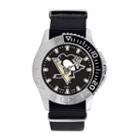 Men's Game Time Pittsburgh Penguins Starter Watch, Black