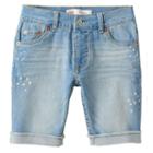 Boys 8-20 Levi's&reg; Slim-fit Cuffed Shorts, Boy's, Size: 14, Light Blue