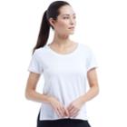 Women's Marika Ion Strappy Short Sleeve Tee, Size: Medium, White