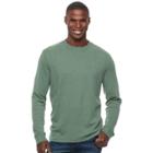 Men's Croft & Barrow&reg; Classic-fit Stretch Performance Crewneck Tee, Size: Medium, Lt Green