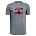 Boys 8-20 Under Armour Losing Is Boring Tee, Size: Large, Med Grey