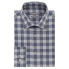 Men's Geoffrey Beene Slim-fit Stretch Flex Spread-collar Dress Shirt, Size: S 32-33, Blue