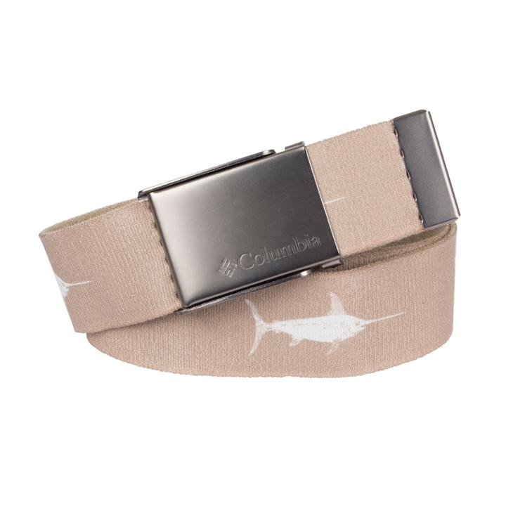 Men's Columbia Camo Reversible Stretch Performance Belt, White