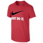 Boys 8-20 Nike Just Do It Swoosh Graphic Tee, Size: Medium, Dark Red