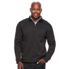 Men's Croft & Barrow&reg; Classic-fit Outdoor Fleece Sweater, Size: Medium, Black