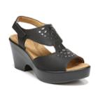 Naturalsoul By Naturalizer Mia Women's Block Heel Sandals, Size: Medium (10), Black