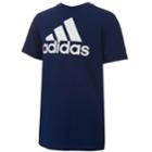Boys 8-20 Adidas Performance Logo Tee, Size: Small, Blue (navy)