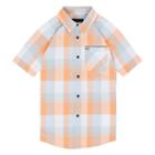 Boys 8-20 Hurley Plaid Button-down Shirt, Boy's, Size: Xl, Med Orange