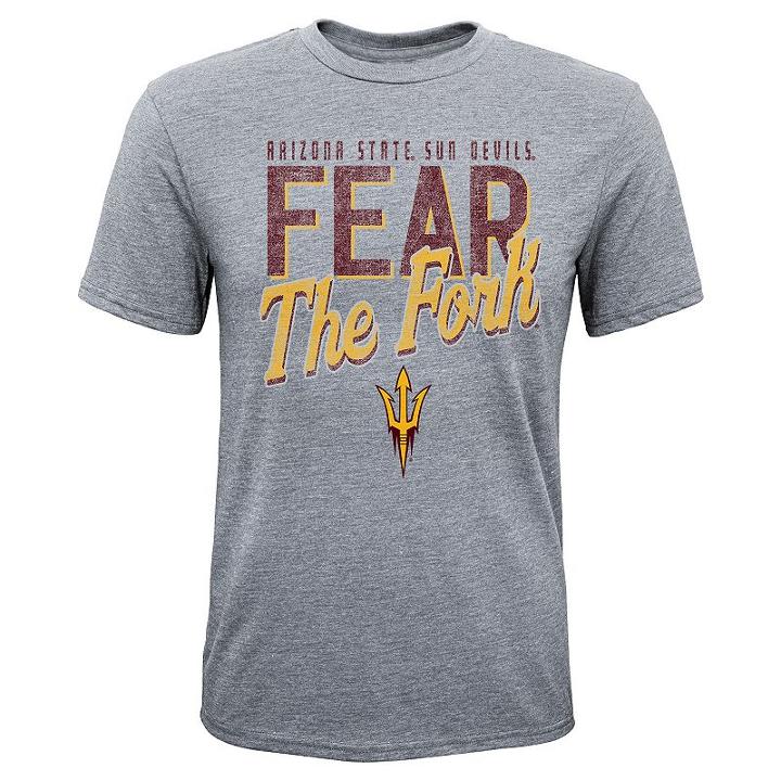 Boys 8-20 Arizona State Sun Devils Rally Anthem Tee, Size: L 14-16, Grey