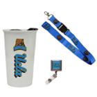 Ucla Bruins Badge Holder, Lanyard & Tumbler Job Pack, Adult Unisex, Multicolor