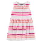 Girls 4-12 Oshkosh B'gosh&reg; Striped Tunip Top, Size: 7, Pink Stripe