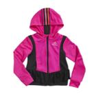 Girls 4-6x Adidas Climawarm Twirl Trainer Hooded Jacket, Girl's, Size: 5, Pink