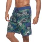 Men's Adidas Tri Palms Microfiber Volley Shorts, Size: Xl, Green