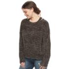 Juniors' Plus Size Mudd&reg; Cut-out Collar Sweater, Teens, Size: 3xl, Green Oth