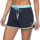 Women's Tek Gear&reg; Exposed Elastic Shorts, Size: Large, Dark Blue