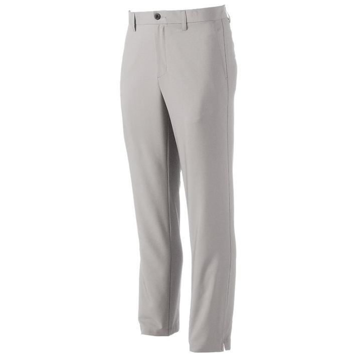 Men's Fila Sport Golf&reg; Driver Fitted Stretch Performance Golf Pants, Size: 38x34, Grey