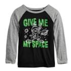 Boys 4-12 Jumping Beans&reg; Marvin The Martian Give Me My Space Raglan Graphic Tee, Size: 10, Grey (charcoal)