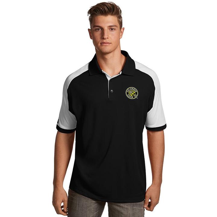 Men's Antigua Columbus Crew Century Polo, Size: Xl, Black