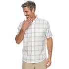 Men's Croft & Barrow&reg; Classic-fit Linen-blend Button-down Shirt, Size: Large, White