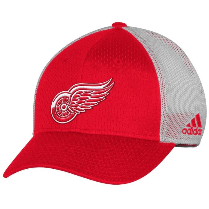 Adult Adidas Detroit Red Wings Mesh-back Structured Flex-fit Cap, Men's, Size: S/m, Multicolor
