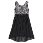 Girls Plus Size Speechless Skirt Overlay Lace Dress, Girl's, Size: 16 1/2, White Oth