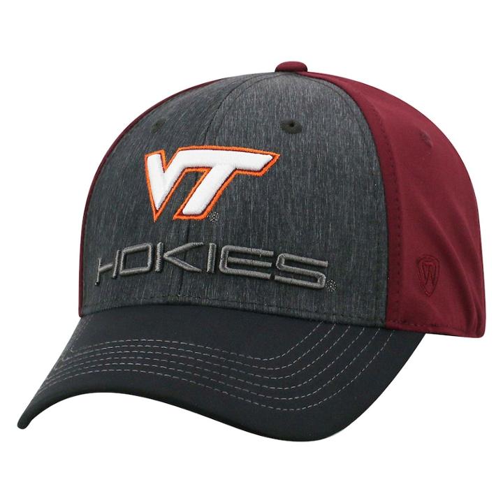 Adult Top Of The World Virginia Tech Hokies Reach Cap, Men's, Med Grey