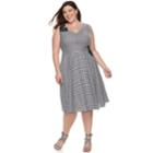 Plus Size Chaya Gingham Fit & Flare Dress, Women's, Size: 16 W, Oxford