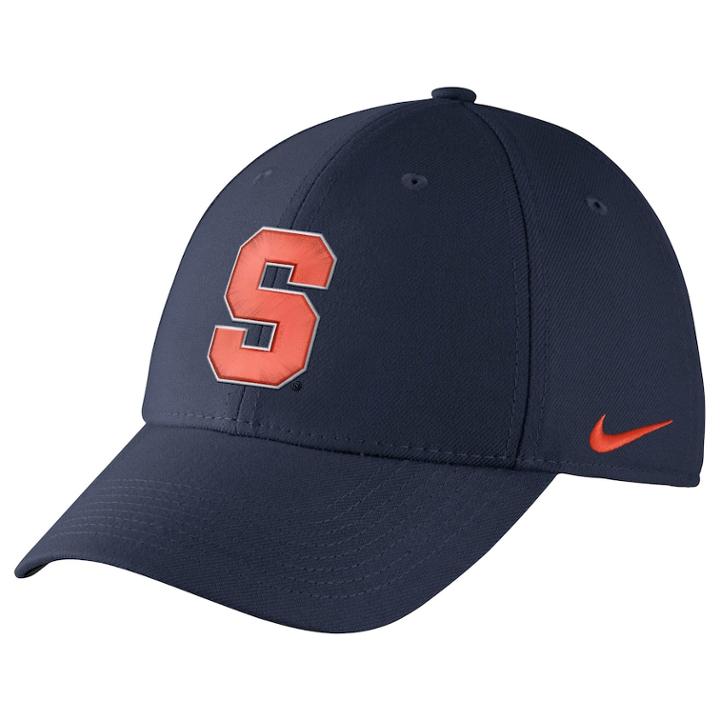Adult Nike Syracuse Orange Dri-fit Flex-fit Cap, Men's, Blue (navy)
