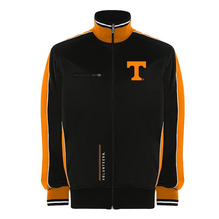 Men's Franchise Club Tennessee Volunteers Breaker Track Jacket, Size: Small, Black
