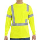 Men's Red Kap Hi-visibility Tee, Size: Medium, Yellow