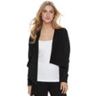 Women's Sonoma Goods For Life&trade; Supersoft Cascade Cardigan, Size: Xl, Black