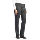 Women's Lee Original All Day Relaxed Fit Pants, Size: 14 T/l, Black