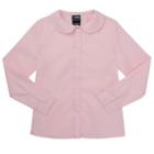 Girls 7-20 French Toast School Uniform Peter Pan Collar Blouse, Size: 7, Pink